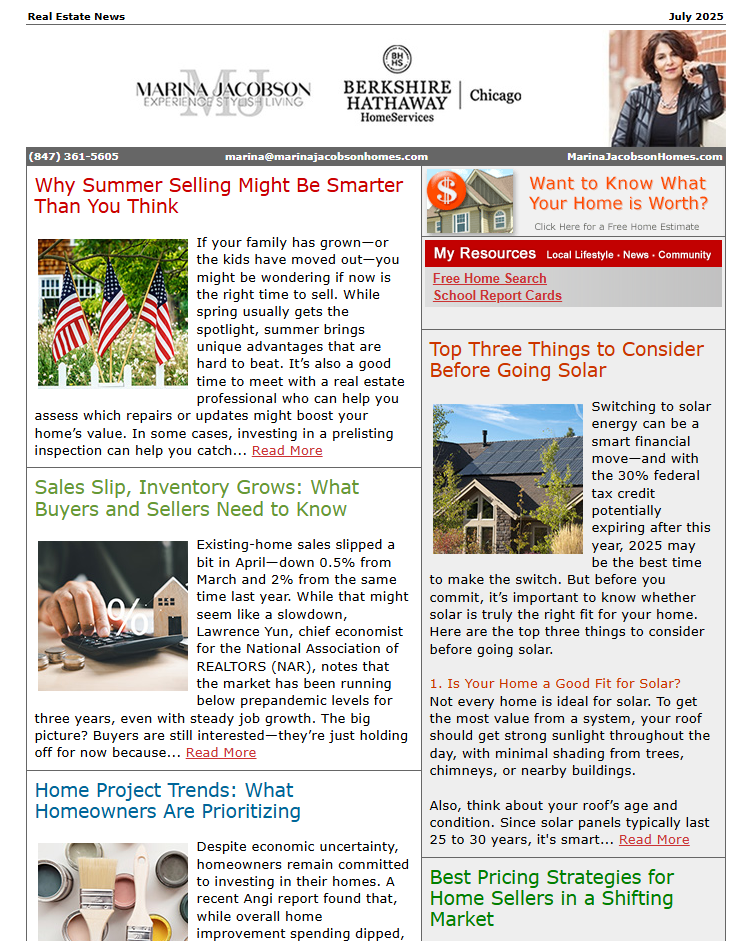 July 2025 Real Estate News