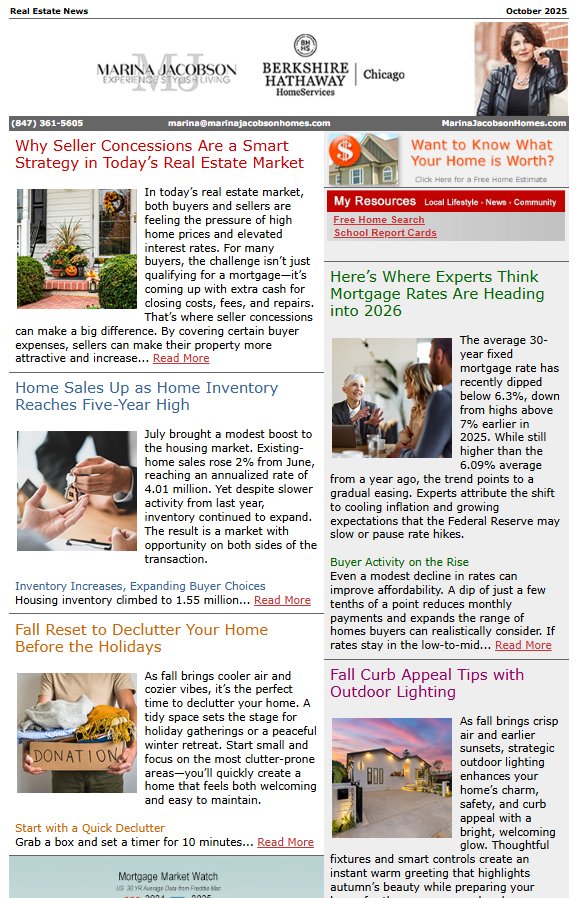 October 2025 Real Estate News